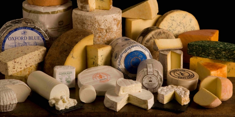 A selection of cheeses