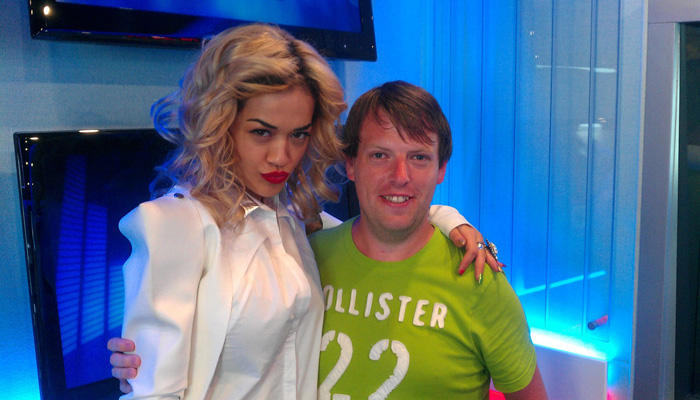 Steve Higgins With Rita Ora