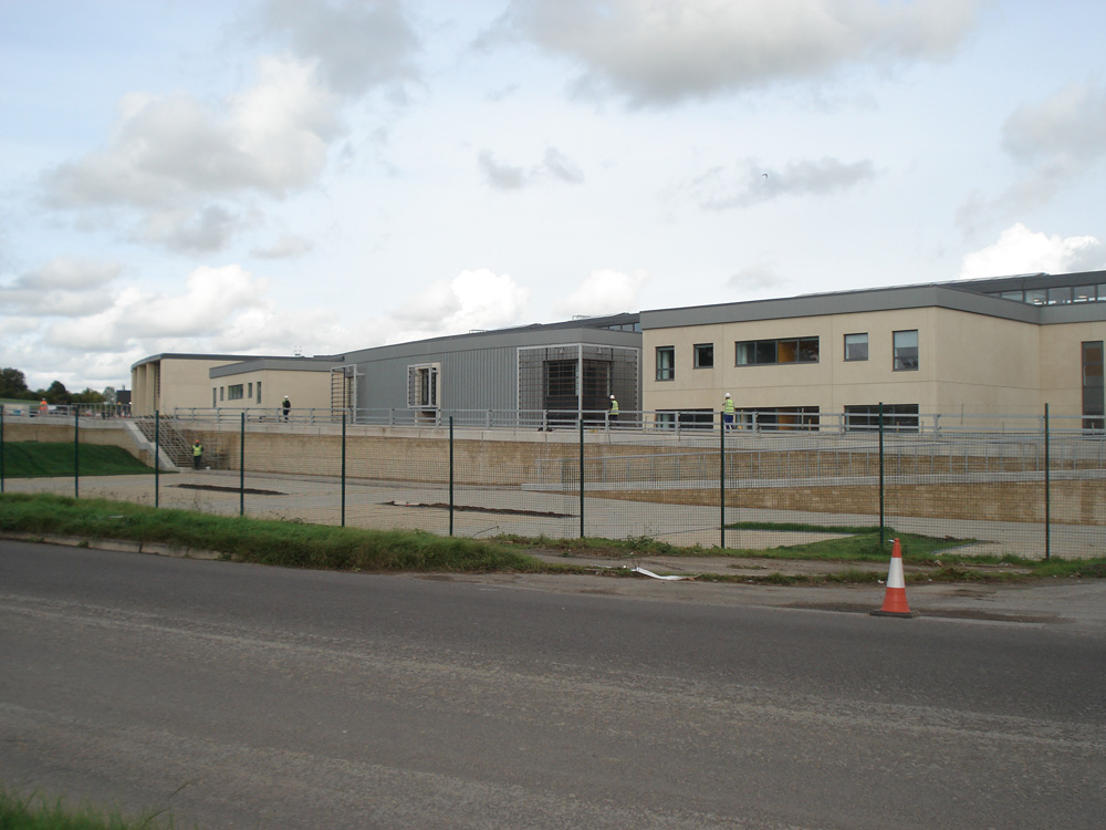 The new MOD Corsham buildings mid-construction.