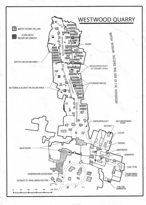 Westwood Quarry Map