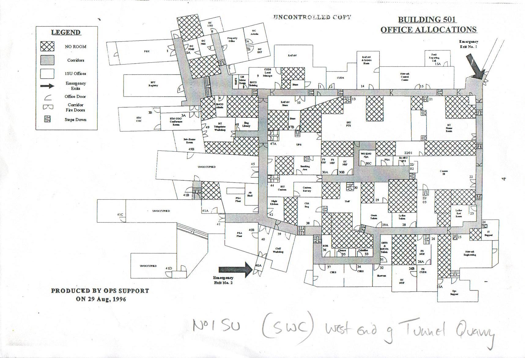 PNCC (South West Command) Map