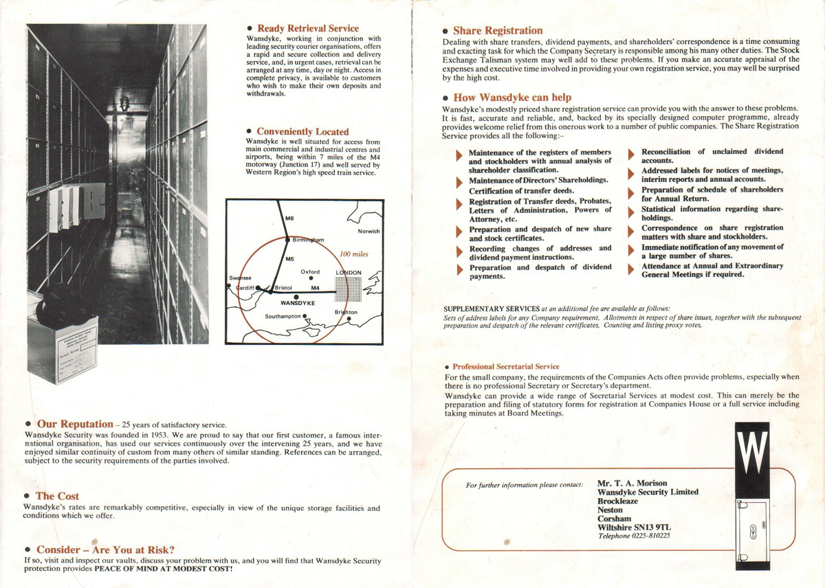 Wansdyke Security Brochure