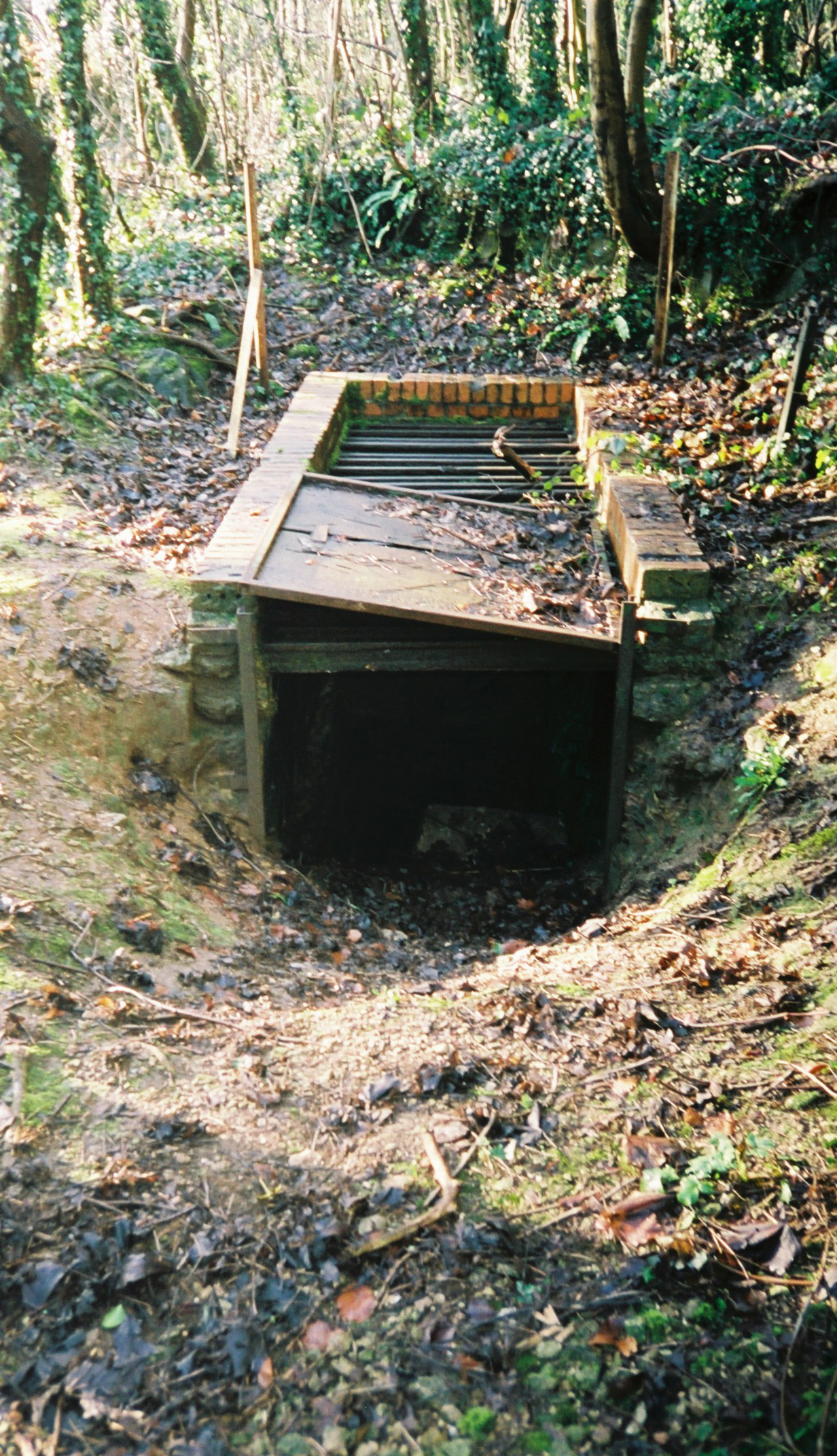 Brewers Yard Quarry's entrance.