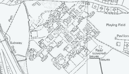 Hortham Hospital - Map