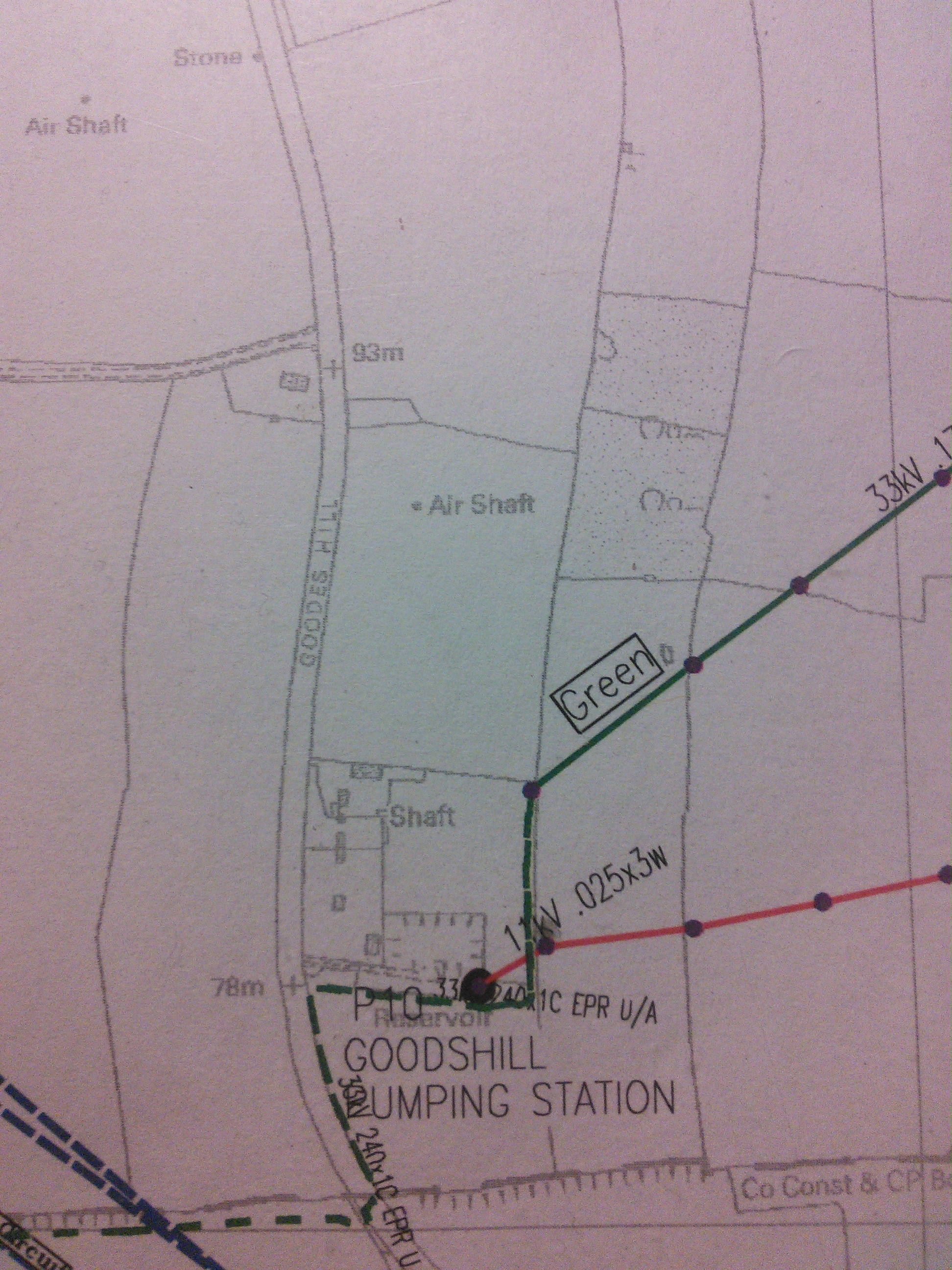 Goodes Hill Mine Map