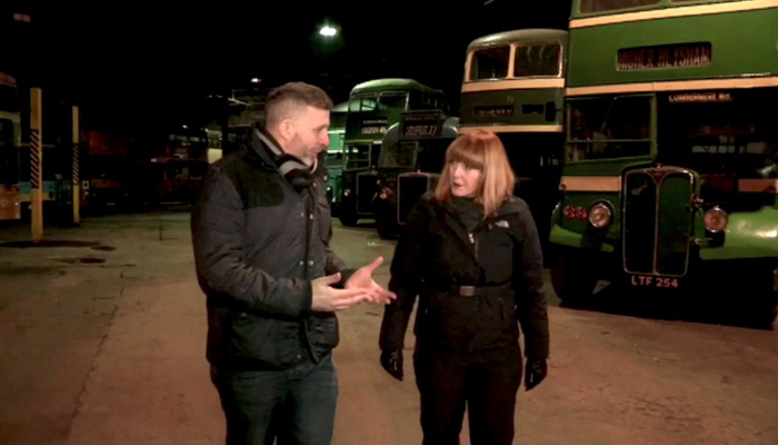 Yvette Fielding & Glen Hunt At Keighley Bus Museum