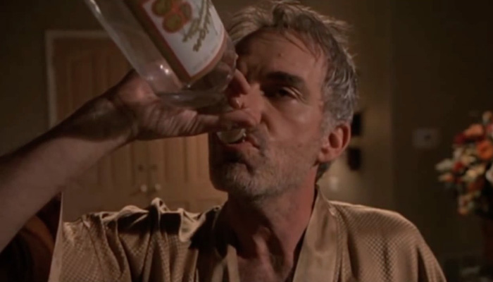 Bad Santa Drinking Scene