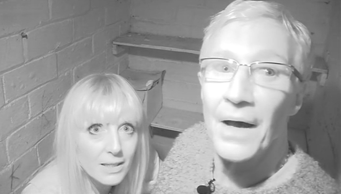 Paul O'Grady & Yvette Fielding In The Coal Hole Pontefract