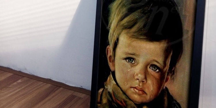 The Crying Boy Painting