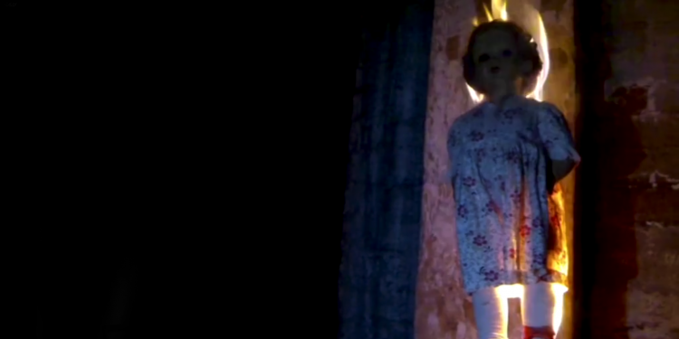 Most Haunted Doll On Fire