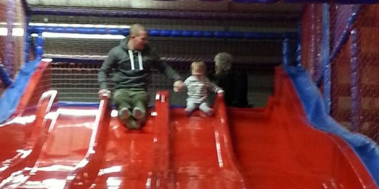 Ghost or Alien in Children's Soft Play Centre