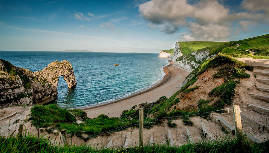 Cornwall coast sea