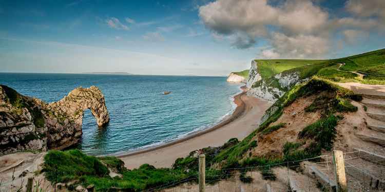 Cornwall coast sea