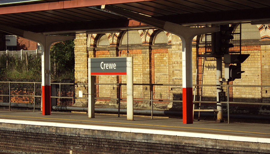 Crewe Railway Station, Cheshire