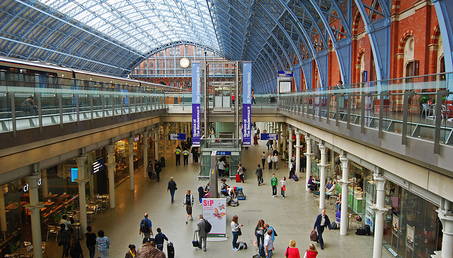 St. Pancras Railway Station, London