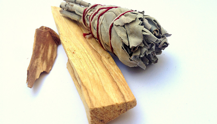 Smudging With Sage