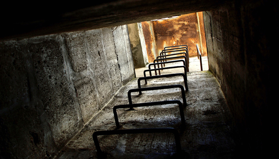 Bunker Stairs Upward