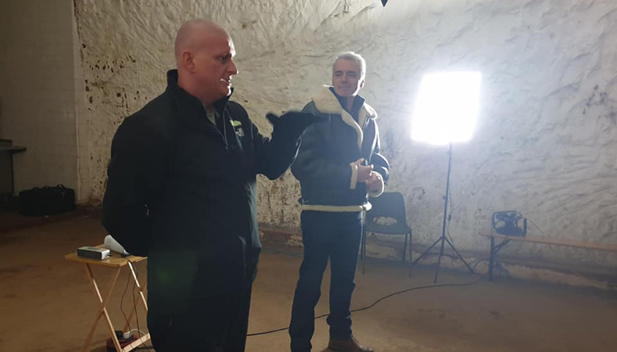 Karl Beattie & Stuart Torevell Most Haunted Experience Drakelow Tunnels