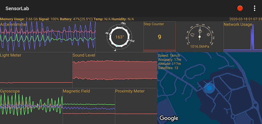 SensorLab App