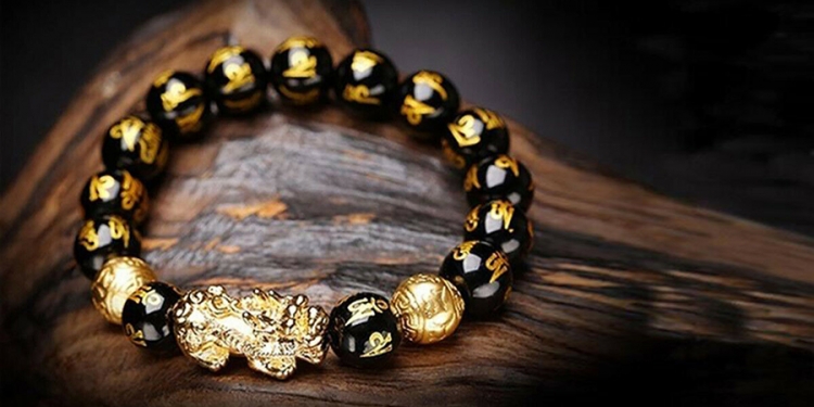 Feng Shui Black Obsidian Wealth Bracelet