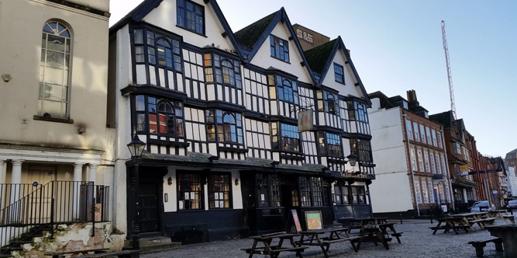 Llandoger Trow pub King Street, Bristol