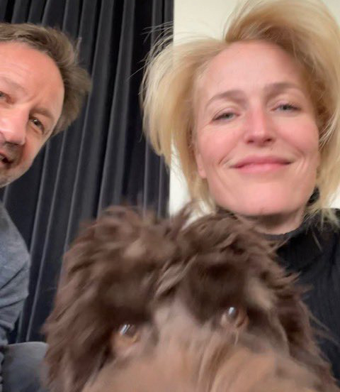 David Duchovny & Gillian Anderson on Twitter