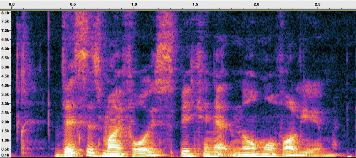 Spectral Frequency Display - Voice