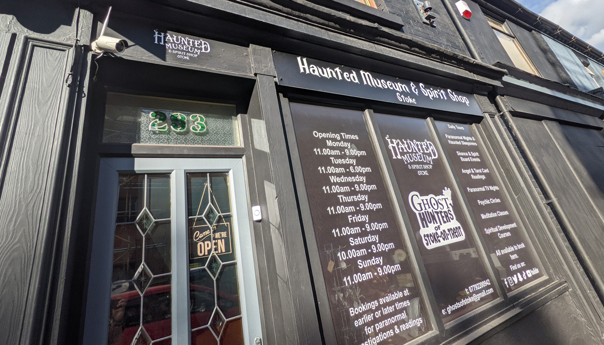 Haunted Museum & Spirit Shop Stoke