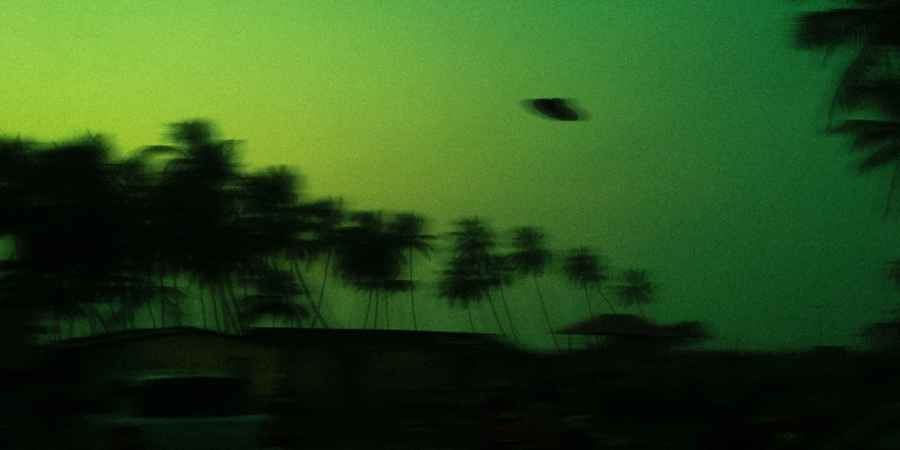 UFO in sky