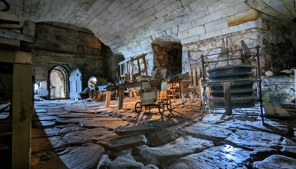 The torture chamber at Chillingham Castle