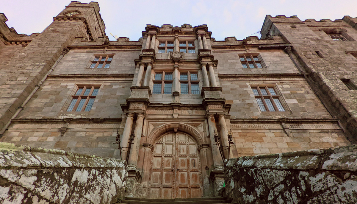 The entrance to Chillingham Castle