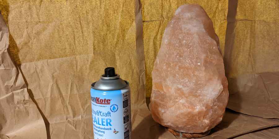 Sealing A Salt Lamp With Lacquer