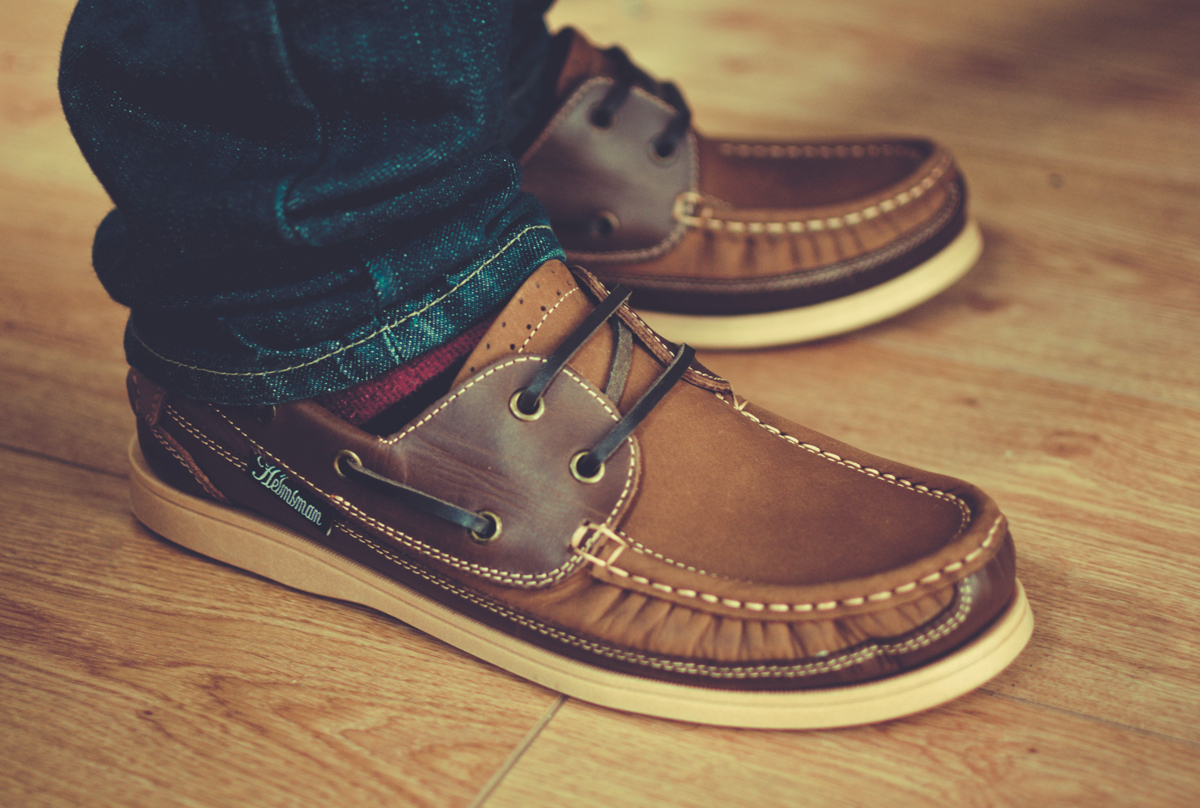 Feet On Wooden Floor