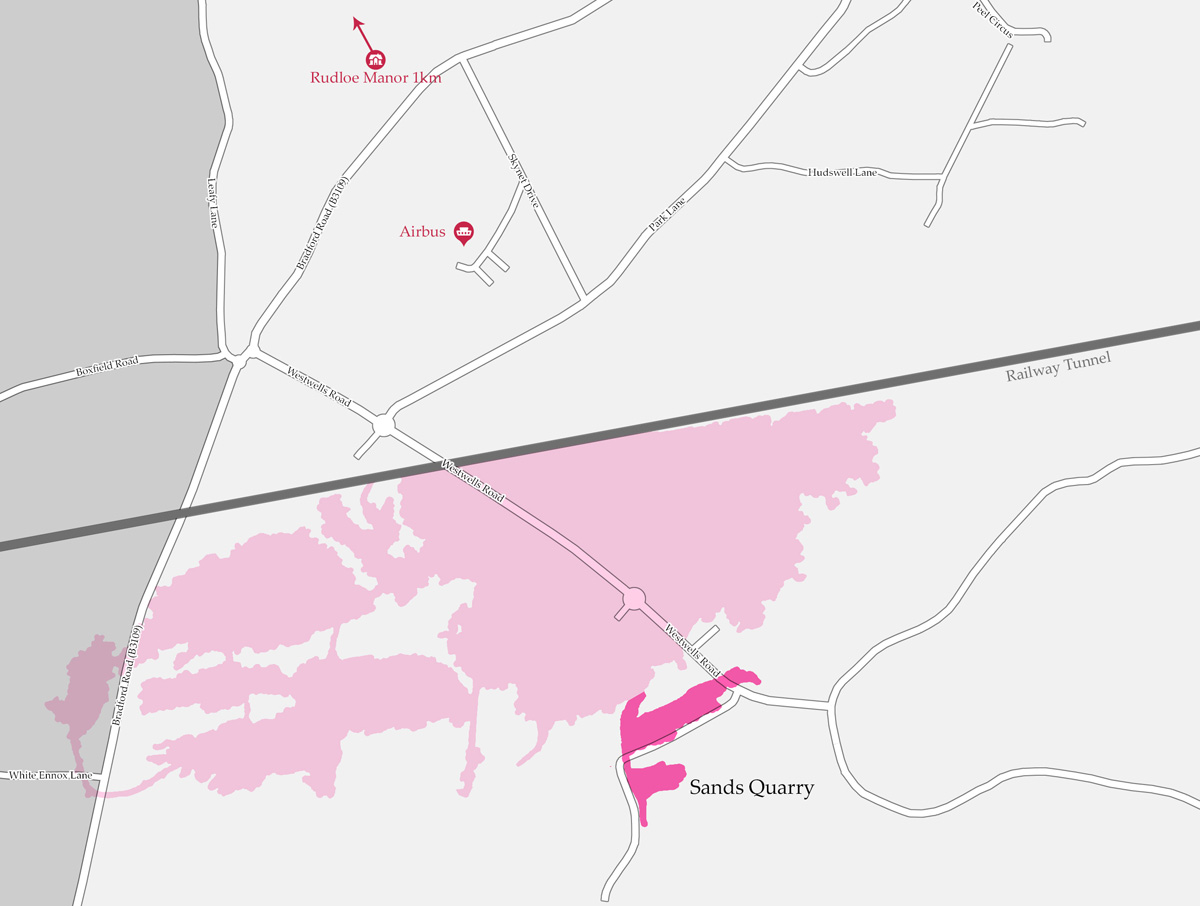 Map 2 - Sands Quarry