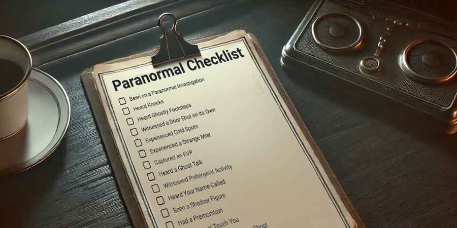 Paranormal Checklist Game